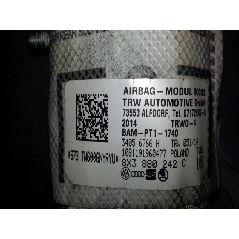 AUDI AIR BAG LATERALE DESTRO AUDI A1 2010> usato