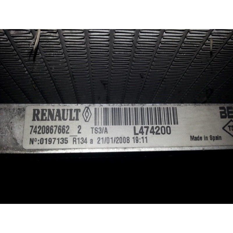 RENAULT van AIR CONDITIONER HEAT RADIATOR  RENAULT van Mascott used