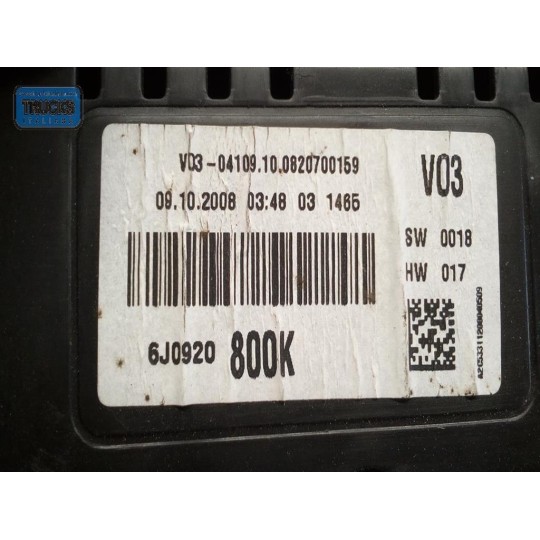 QUADRO STRUMENTI SEAT Ibiza 2008>2012 usato
