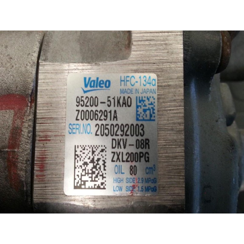 OPEL COMPRESSORE ARIA CONDIZIONATA OPEL Agila B 2008>2015 usato