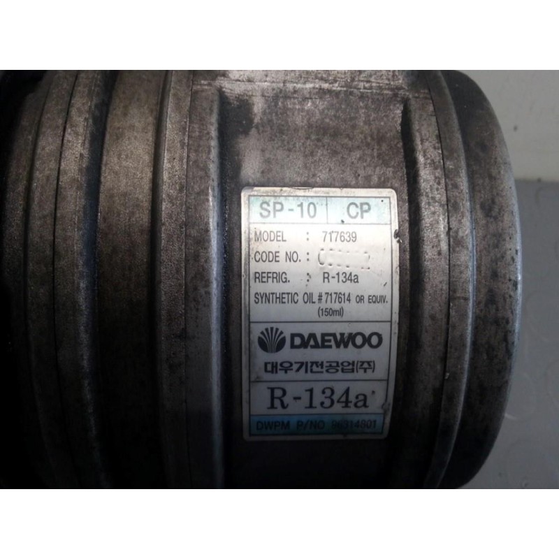 DAEWOO AIR CONDITIONER COMPRESSOR DAEWOO Matiz 98>00 used