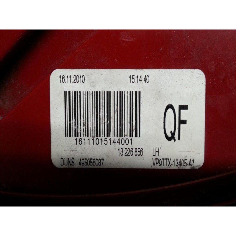 OPEL FARO POSTERIORE ESTERNO SINISTRO OPEL Insignia 2009>2012 usato