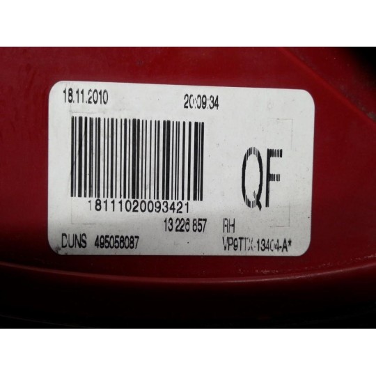 RIGHT REAR LIGHT OPEL Insignia 2009>2012 used