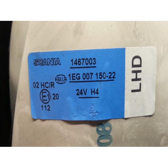 RIGHT HEADLIGHT SCANIA Serie R 2005> used