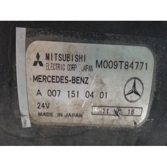STARTER MOTOR MERCEDES-BENZ truck Actros euro 5 2008>2013 used