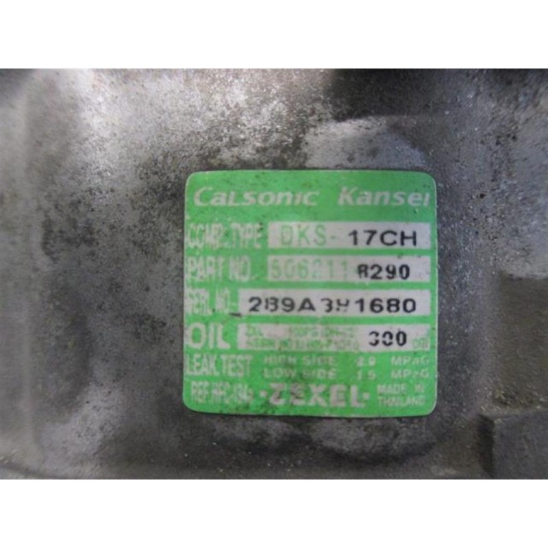 NISSAN AIR CONDITIONER COMPRESSOR NISSAN Terrano 2003> used