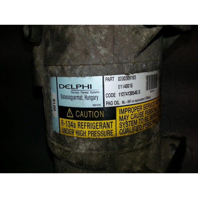 RENAULT COMPRESSORE ARIA CONDIZIONATA RENAULT Scenic 2003>2006 usato
