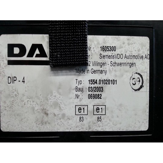 INSTRUMENT PANEL DAF 85CF used