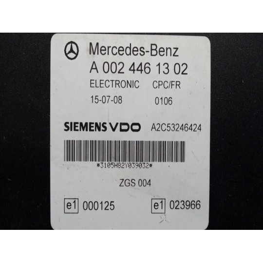 VARIOUS CONTROL UNITS A  MERCEDES-BENZ truck Axor used