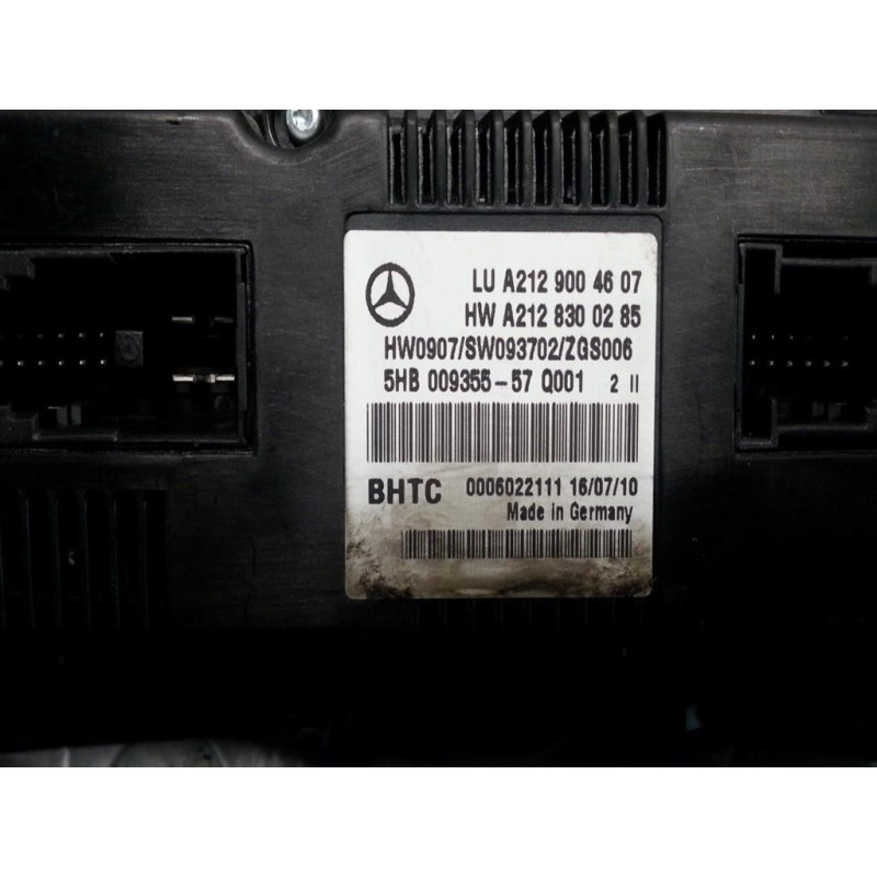 MERCEDES-BENZ AC CONTROL UNIT MERCEDES-BENZ Classe E (W/S212) 2009>2012 used