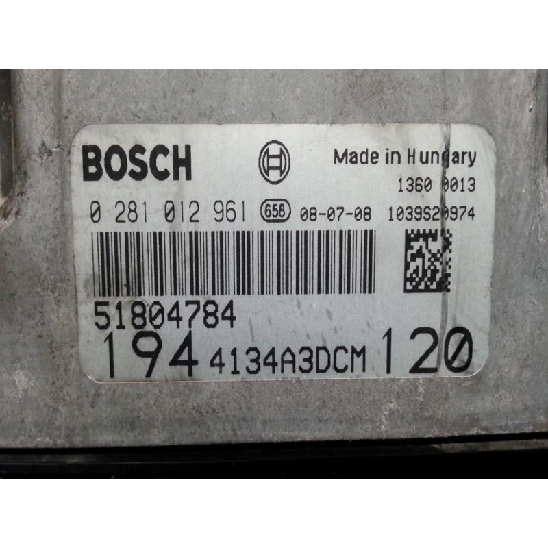 FIAT CENTRALINA MOTORE FIAT Croma 2007>2010 usato