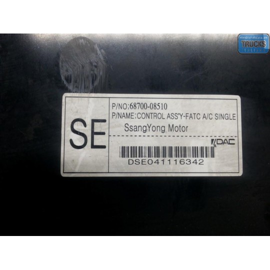 AC CONTROL UNIT SSANGYONG Rexton/Rexton II 03> used
