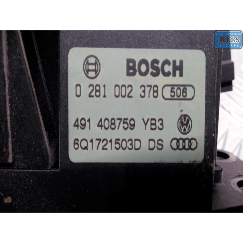 VOLKSWAGEN PEDALE ACCELERAZIONE ELETTRONICO VOLKSWAGEN Fox 2005>2011 usato