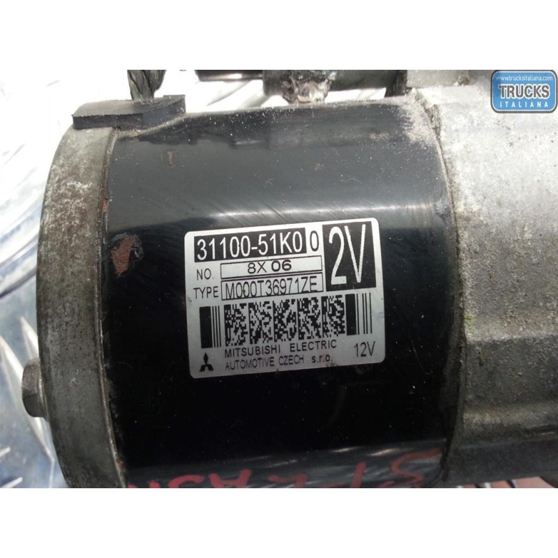 SUZUKI STARTER MOTOR SUZUKI Splash 2008> used