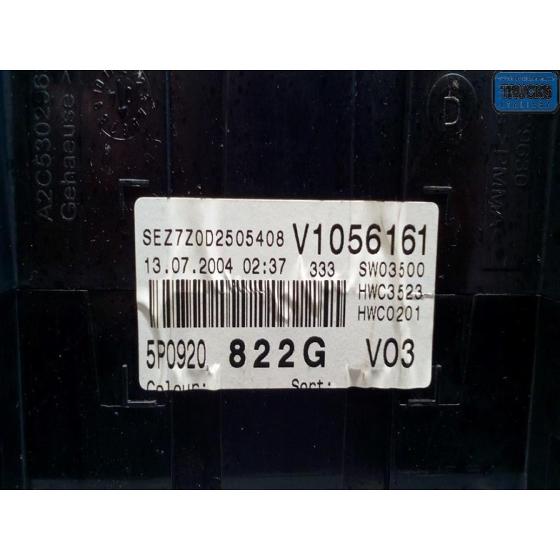 SEAT QUADRO STRUMENTI SEAT Altea 2004>2009 usato