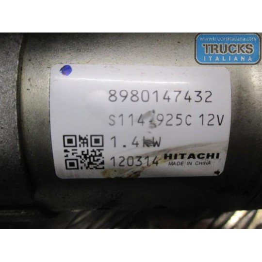 STARTER MOTOR OPEL Astra J 2012>2015 used