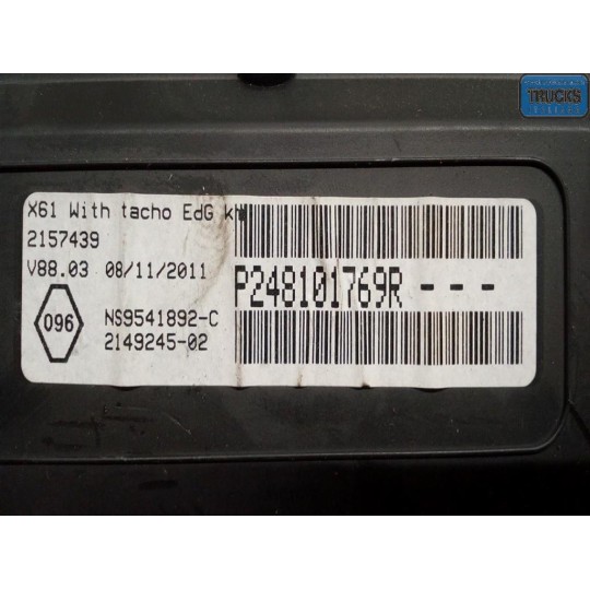 QUADRO STRUMENTI RENAULT Kangoo 2008>2013 usato