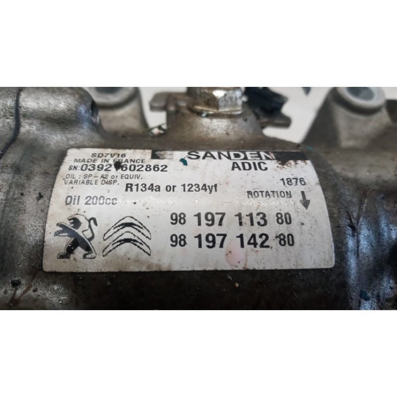 CITROEN COMPRESSORE ARIA CONDIZIONATA CITROEN Jumper 2014> usato