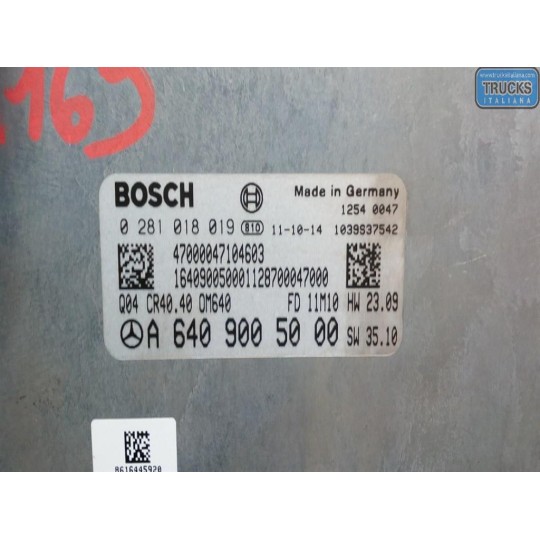 CENTRALINA MOTORE MERCEDES-BENZ Classe A (W169) 2008>2012 usato