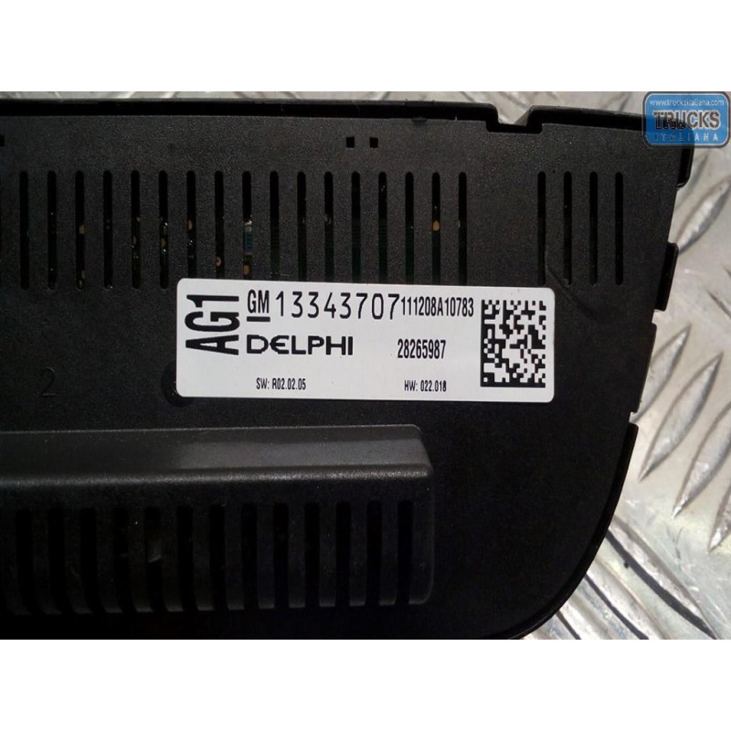 OPEL AC CONTROL UNIT OPEL Astra J 2009>2012 used