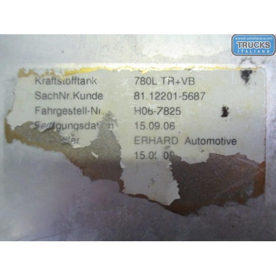 FUEL TANK MAN TG-A 2000>2007 used