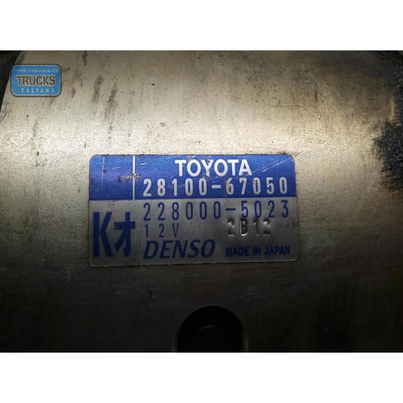 TOYOTA STARTER MOTOR TOYOTA Land Cruiser 90/95 used
