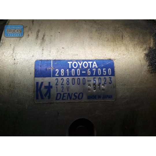 STARTER MOTOR TOYOTA Land Cruiser 90/95 used