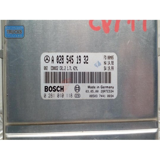 ENGINE UNIT MERCEDES-BENZ Classe A (W168) 1997>2001 used