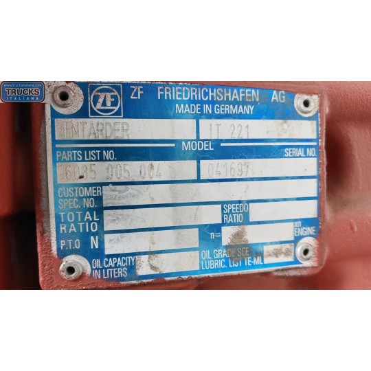 INTARDER IVECO EUROSTAR used