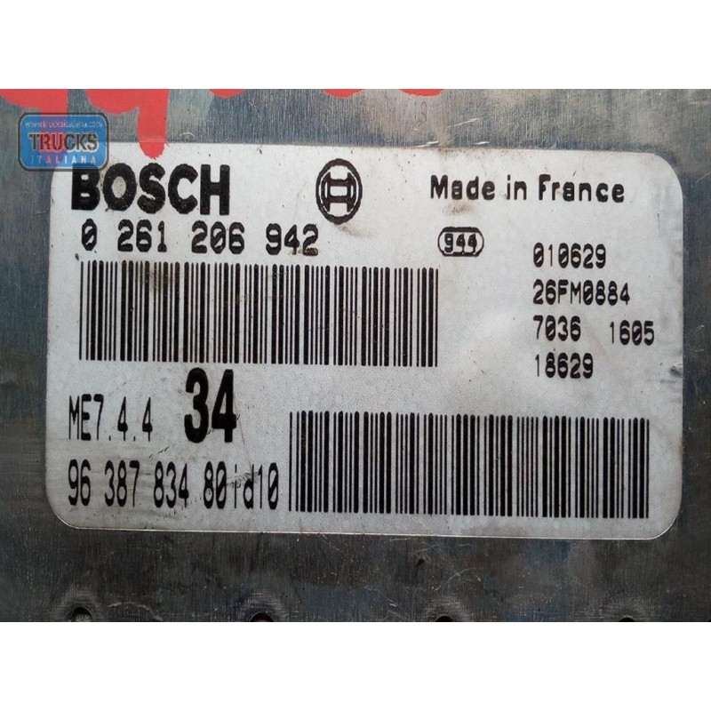 PEUGEOT ENGINE UNIT PEUGEOT 206 CC 2000>2007 used