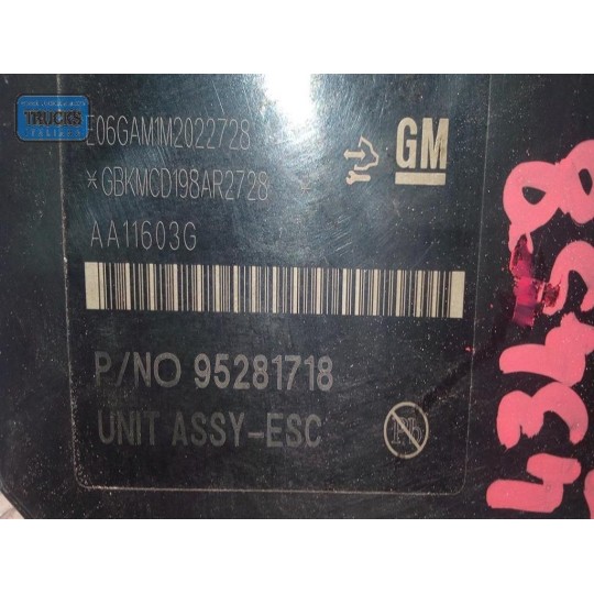 ABS SYSTEM CHEVROLET Trax  2013>2016 used