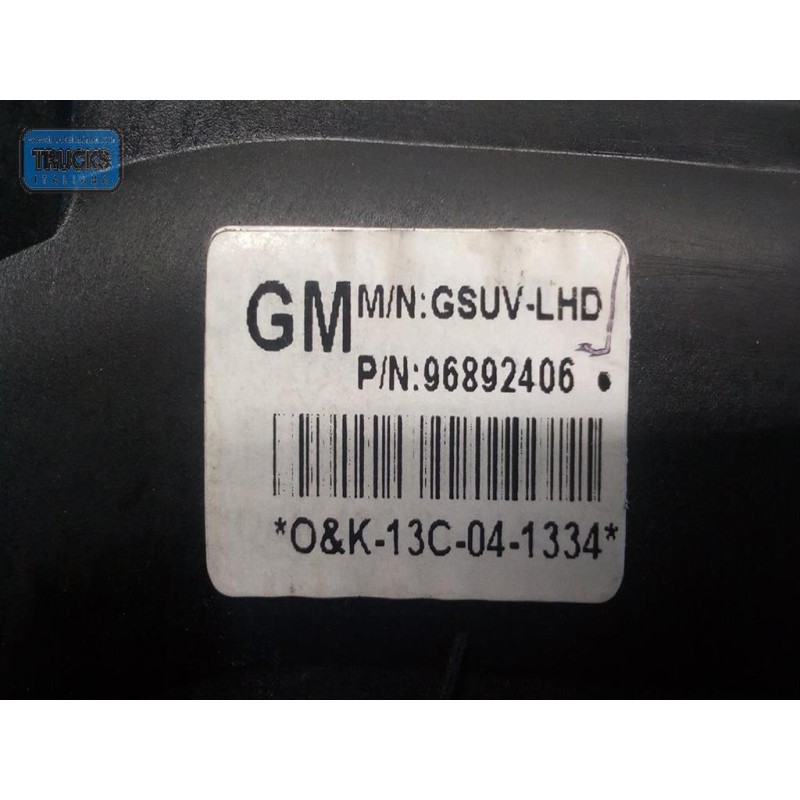 CHEVROLET ELETRONIC THROTTLE PEDAL  CHEVROLET Trax  2013>2016 used