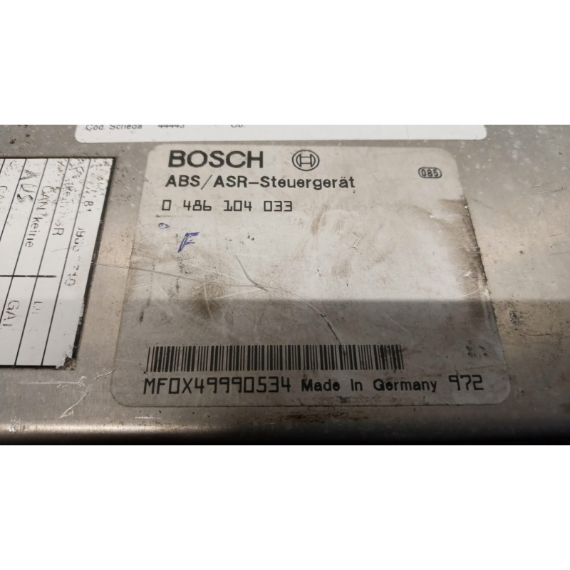 MAN VARIOUS CONTROL UNITS  MAN F2000 1994>2000 used