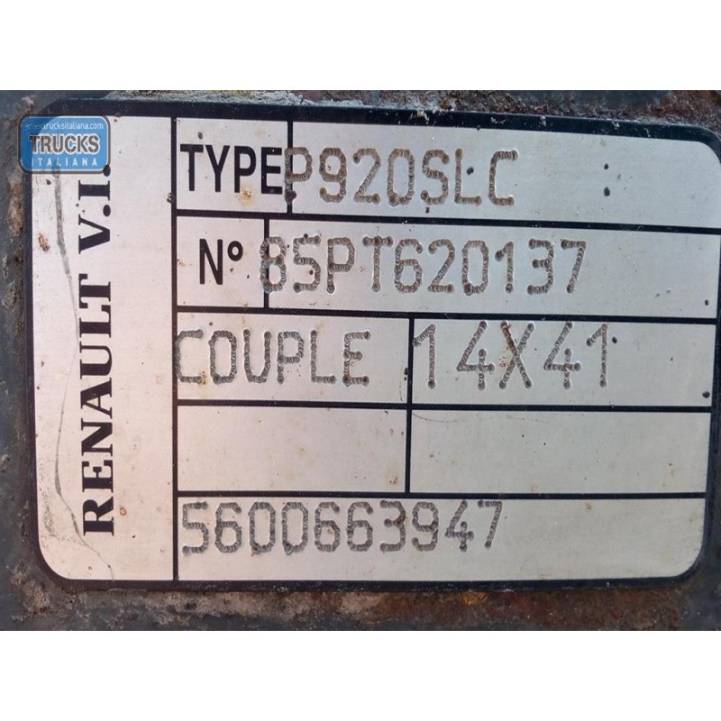 RENAULT truck ASSALE POSTERIORE RENAULT truck Midlum usato