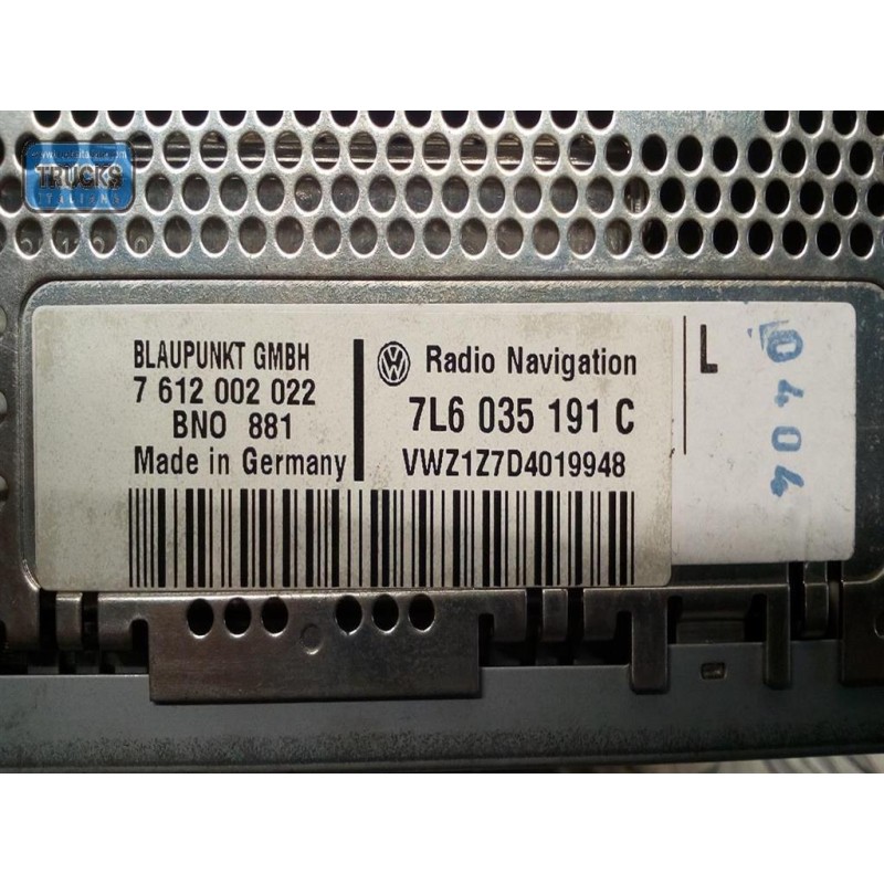 VOLKSWAGEN NAVIGATION VOLKSWAGEN Touareg 2002>2007 used