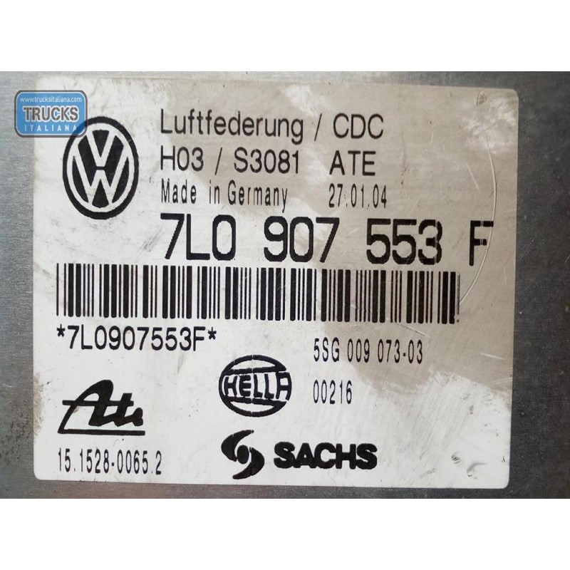 VOLKSWAGEN VARIOUS CONTROL UNITS B  VOLKSWAGEN Touareg 2002>2007 used