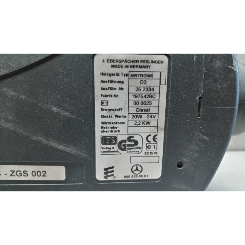 MERCEDES-BENZ truck WEBASTO MERCEDES-BENZ truck Atego 970 usato