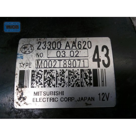 STARTER MOTOR SUBARU Outback 2009>2015 used