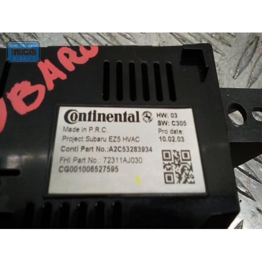 CENTRALINA CLIMATIZZATORE SUBARU Outback 2009>2015 usato