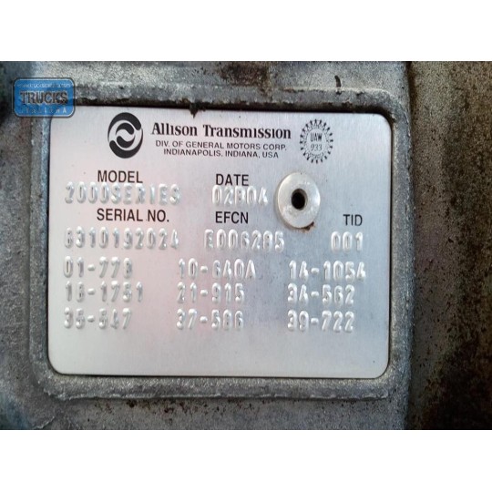 AUTOMATIC GEARBOXES  IVECO EUROCARGO 2000>2005  used