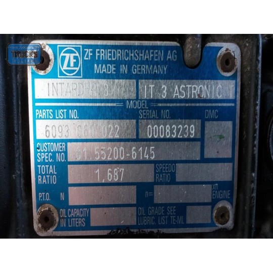 INTARDER MAN TGX  usato