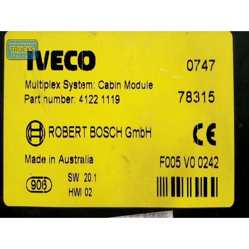 IVECO VARIOUS CONTROL UNIT C IVECO Stralis 2007>2013 used