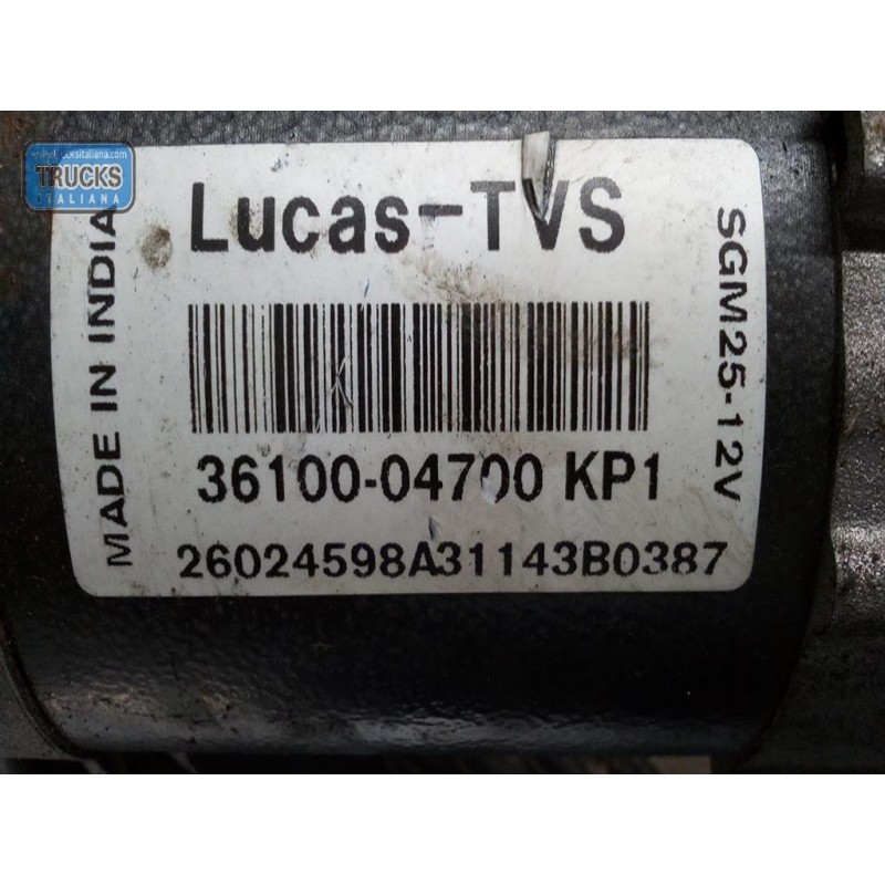 HYUNDAI STARTER MOTOR HYUNDAI i10 2013>2016 used
