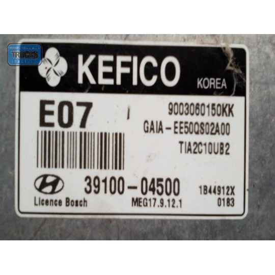 ENGINE UNIT HYUNDAI i10 2013>2016 used