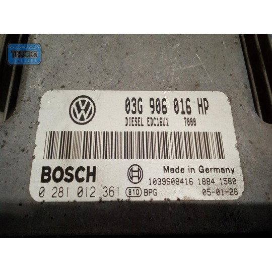 ENGINE UNIT VOLKSWAGEN Touran 2003>2007 used