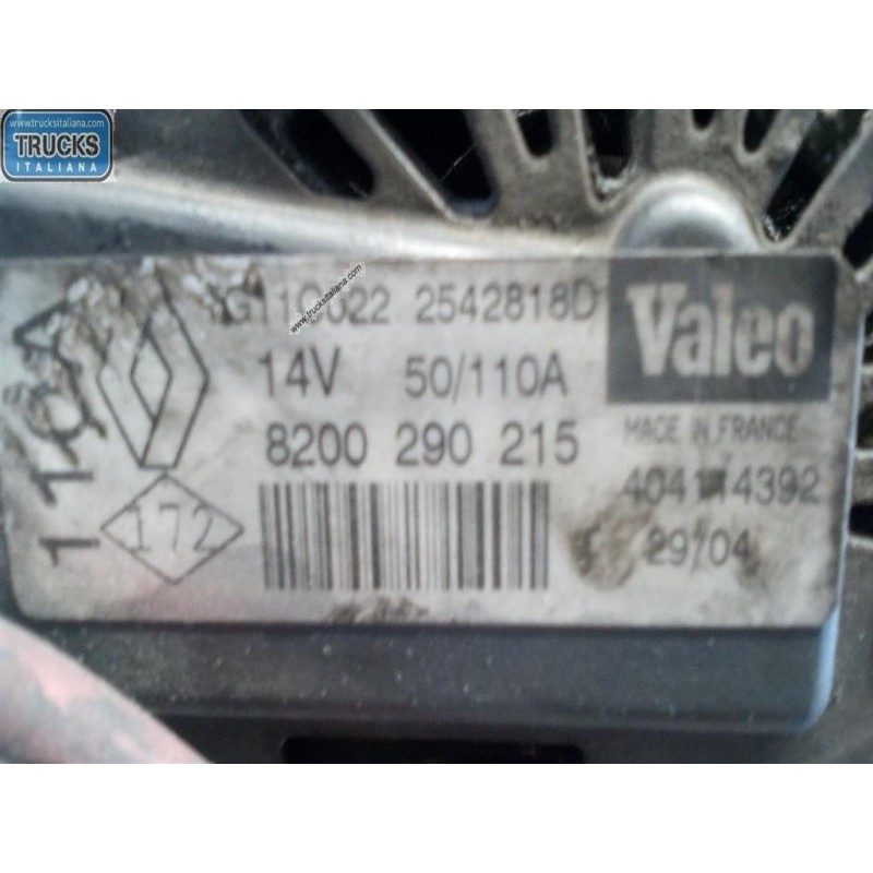 RENAULT ALTERNATOR RENAULT Megane 2002>2006 used