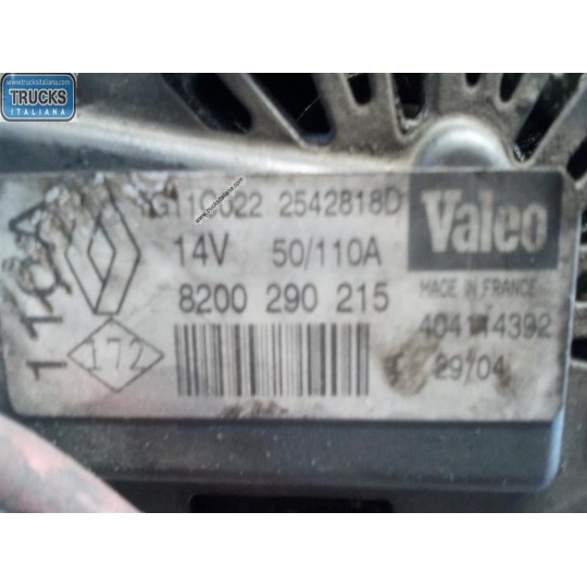 ALTERNATOR RENAULT Megane 2002>2006 used