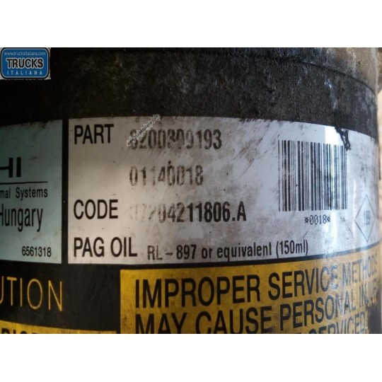 AIR CONDITIONER COMPRESSOR RENAULT Megane 2002>2006 used