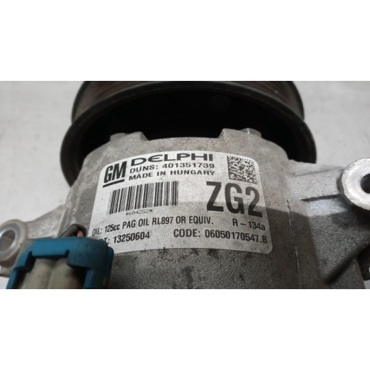 COMPRESSORE ARIA CONDIZIONATA OPEL Astra J 2009>2012 usato