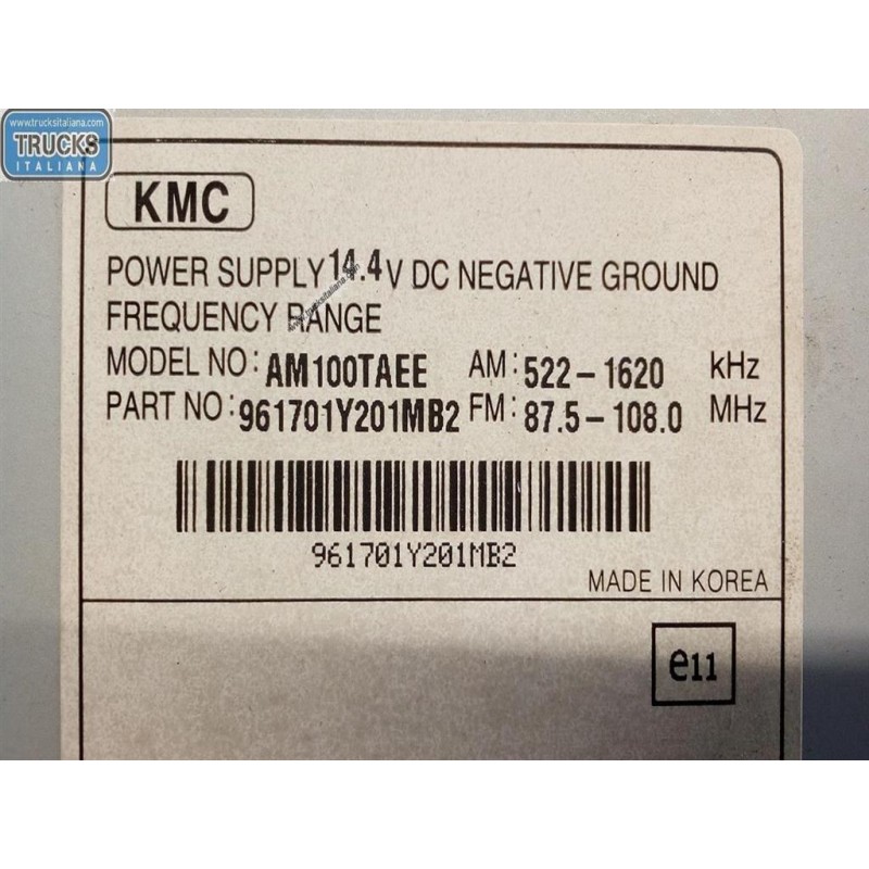 KIA AUTORADIO KIA Picanto 2011>2017 usato